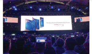 MWC Conference - Huawei's Foldable Phone