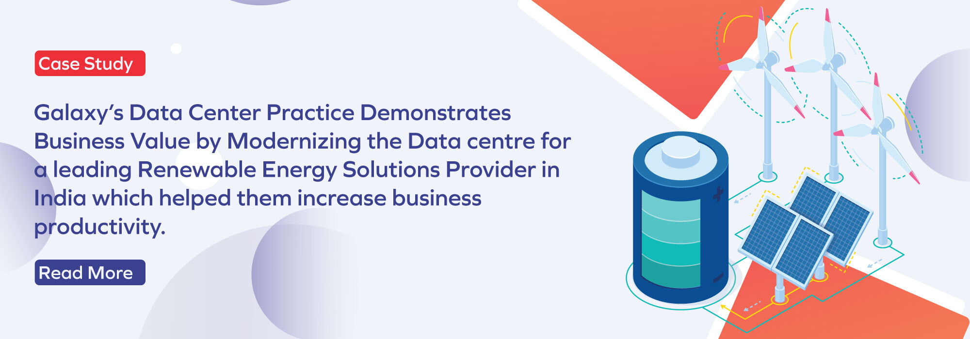 Renewable energy solution provider increased its business productivity by Modernizing the Datacentre