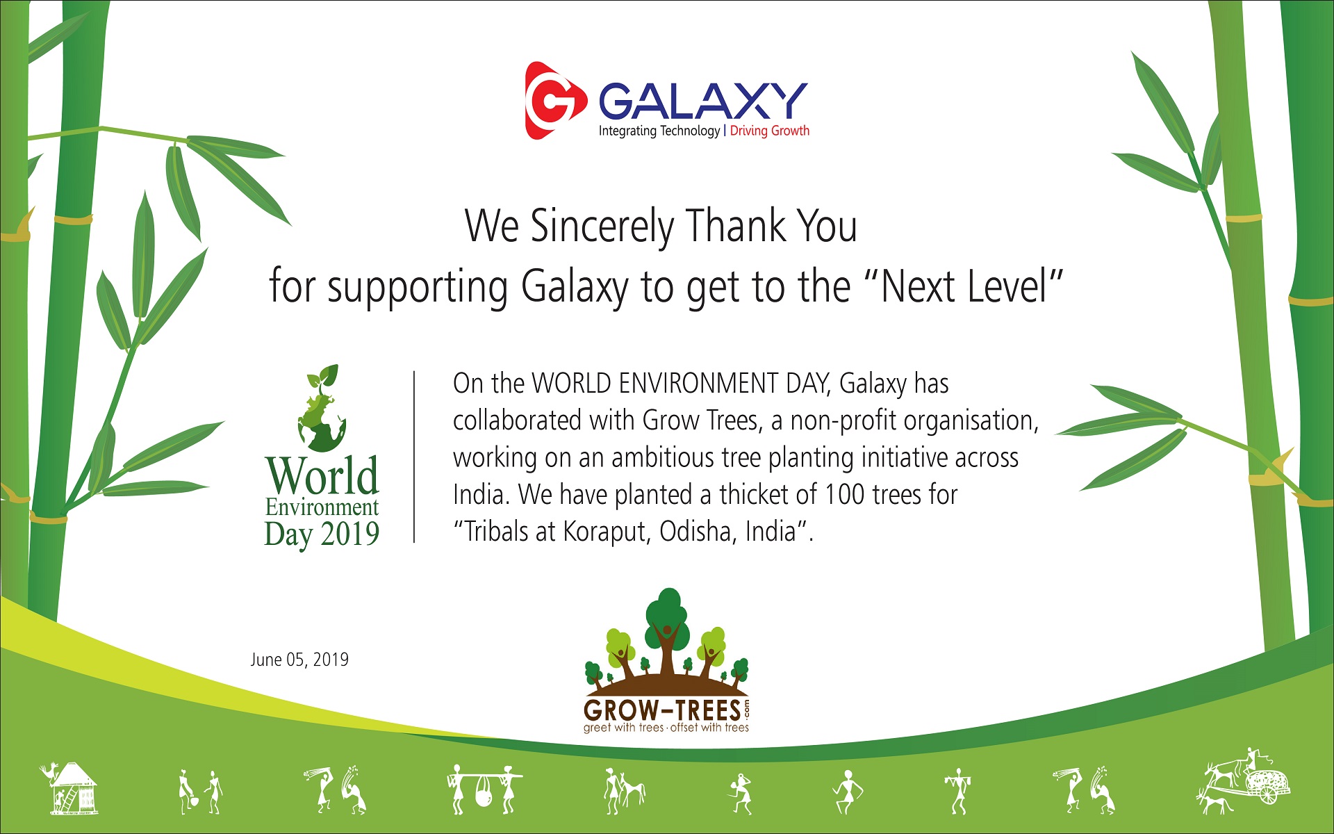 World Environment Day – Tree Plantation (Galaxy Collaborated With Grow-Trees)